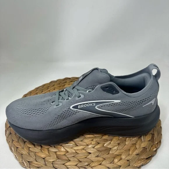 BROOKS Glycerin 22 Running Shoes Primer Gray Ebony Bluewash Size 11 WIDE Men's